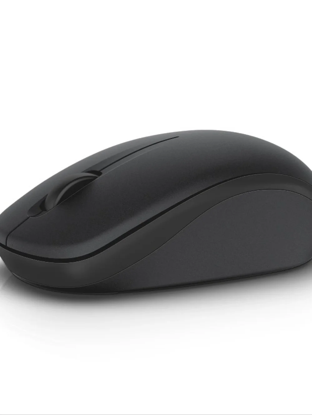 Dell Wireless Mouse WM126, 1000 DPI, 3 Buttons, USB Wireless Receiver, 1 AA Batt
